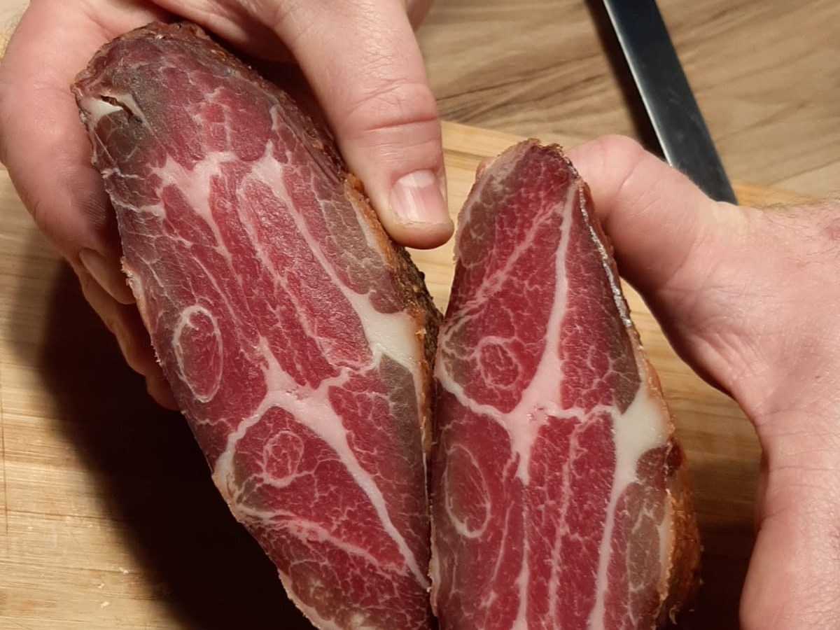 Räucherschinken aus dem Schweinenacken&nbsp;(Coppa)